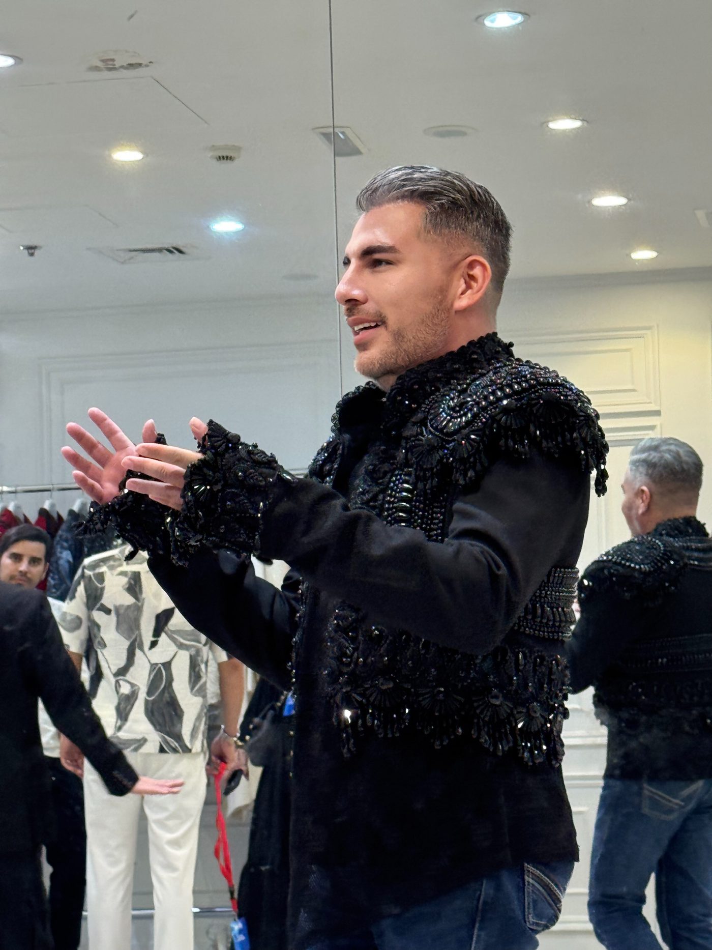 Backstage del Dubai Fashion Week