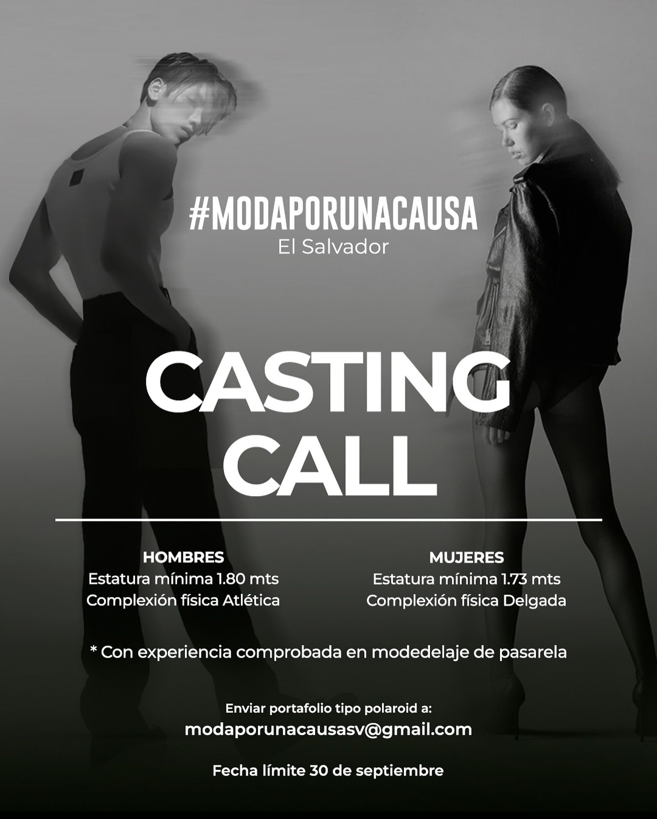 Casting Online 2026 — Moda por una Causa